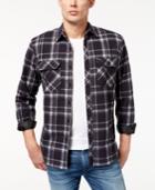 Rip Curl Men's Dabeave Fleece-lined Plaid Flannel Shirt