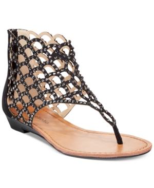 Zigi Soho Mela Caged Flat Thong Sandals Women's Shoes