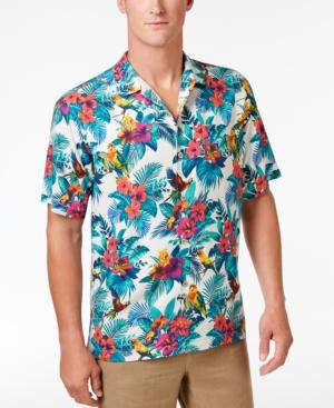 Tommy Bahama Men's 100% Silk Jungle Flora Shirt