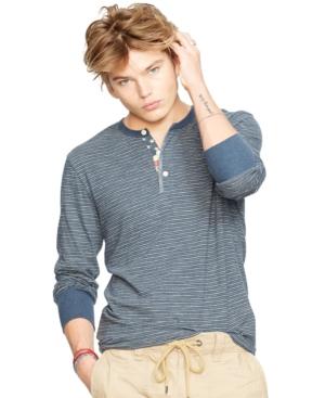 Denim & Supply Ralph Lauren Striped Cotton Henley