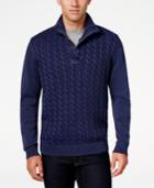 Weatherproof Men's Cable Knit Sweater, Only At Macy's