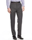 Ryan Seacrest Distinction Solid Grey Slim-fit Pants