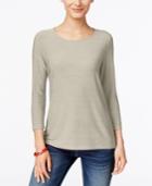 Jm Collection Jacquard Top, Only At Macy's