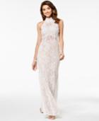 City Studios Juniors' Embellished Lace Illusion Gown, A Macy's Exclusive Style