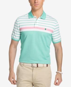 Izod Men's Performance Upf 15+ Advantage Engineered Stripe Polo