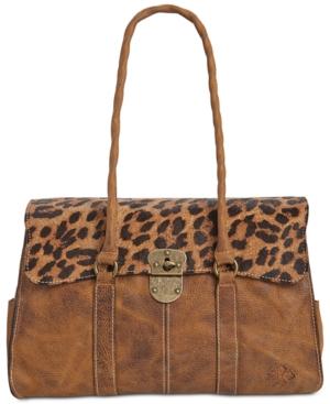 Patricia Nash Leopard Vienna Satchel