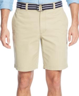 Club Room Men's Estate Flat-front Shorts,9 Only At Macy's