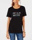 Carbon Copy Don't Tell Me What To Do Graphic T-shirt