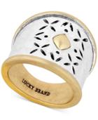 Lucky Brand Two-tone Openwork Ring