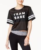 Material Girl Active Juniors' Mesh Graphic T-shirt, Created For Macy's