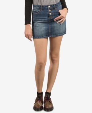 Volcom Juniors' Stone Denim Mini Skirt