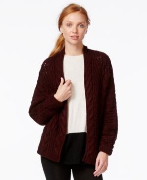 G.h. Bass & Co. Long-sleeve Cable-knit Cardigan