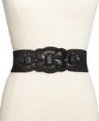 Inc International Concepts Lace & Stone Stretch Belt, Created For Macy's