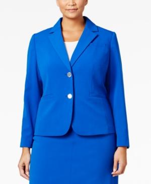Calvin Klein Plus Size Two-button Blazer