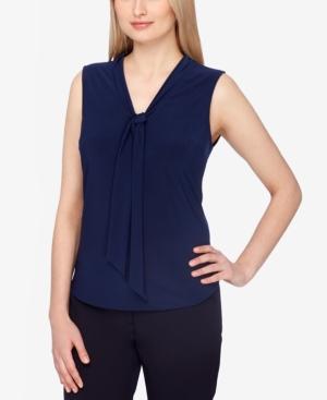 Tahari Asl Tie-front Shell