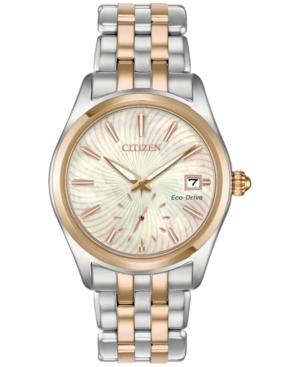 Citizen Eco-drive Women's Corso Two-tone Stainless Steel Bracelet Watch 36.2mm, A Macy's Exclusive Style