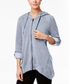 Calvin Klein Performance Fleece Handkerchief-hem Hoodie