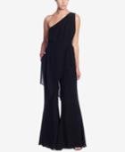 Catherine Malandrino One-shoulder Wide-leg Jumpsuit
