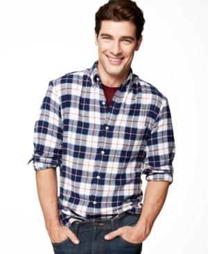 John Ashford Long Sleeve Flannel Plaid Shirt