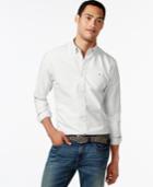 Tommy Hilfiger Men's New England Solid Oxford Shirt