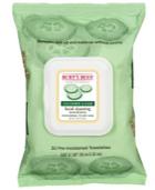 Burt's Bees Facial Cleansing Towelettes, Cucumber And Sage, 30 Count