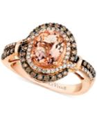 Le Vian Morganite (1-1/5 Ct. T.w.) And Diamond (1/2 Ct. T.w.) Ring In 14k Rose Gold