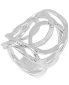 Robert Lee Morris Soho Silver-tone Sculptural Cut-out Statement Ring