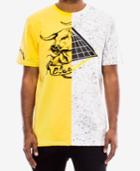 Black Pyramid Men's French Terry Colorblocked Graphic T-shirt
