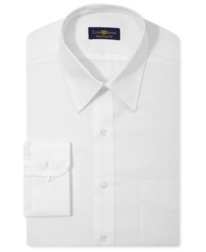Club Room Estate Wrinkle Resistant White Dress Shirt