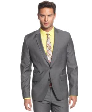 American Rag Jacket, Charcoal Stripe Blazer