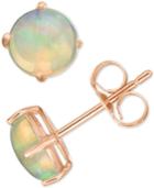Opal Stud Earrings (1 Ct. T.w.) In 14k Rose Gold