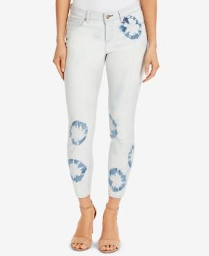 Vintage America Boho Tie-dye Ankle Skinny Jeans