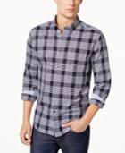 Tommy Hilfiger Men's Classic-fit Berger Houndstooth Plaid Shirt