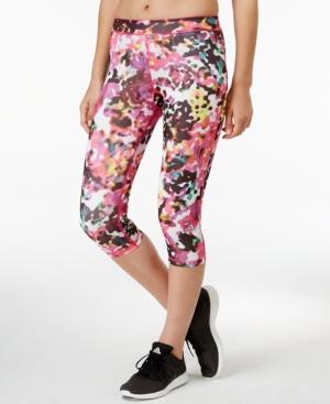 Adidas Techfit Floral Printed Capri Leggings