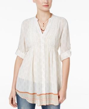 American Rag Pintucked Blouse, Created For Macy's