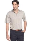 Greg Norman For Tasso Elba 5 Iron Striped Golf Polo