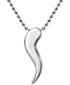 Little Cities By Alex Woo Horn Pendant Necklace In Sterling Silver