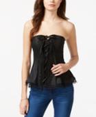 Guess Coated Lace-up Corset