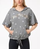 Tommy Hilfiger Sport Printed French Terry Drawstring-waist Hoodie, Created For Macy's