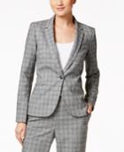 Tommy Hilfiger One-button Houndstooth Blazer