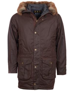 Barbour Men's Gisborne Parka With Faux-fur Hood