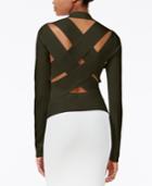 Rachel Rachel Roy Lattice-back Sweater, Created For Macy's