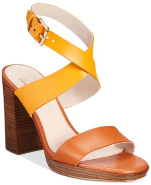 Cole Haan Fenley Strappy Block-heel Sandals Women's Shoes