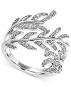 Effy Diamond Leaf Ring (5/8 Ct. T.w.) In 14k White Gold