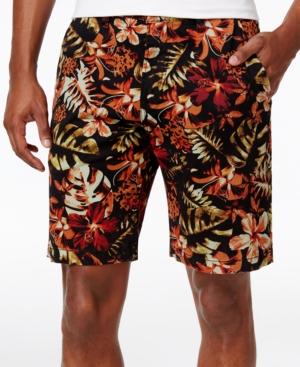Guess Men's Floral-print Shorts