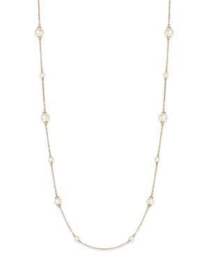 Kate Spade New York Gold-tone Imitation Pearl Strand Necklace