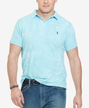Polo Ralph Lauren Big And Tall Classic-fit Printed Polo Shirt