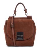 Celine Dion Collection Suede Baroque Handle Bag