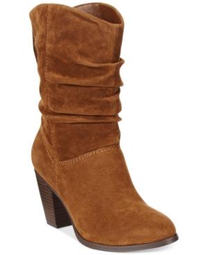 Rampage Trixen Slouchy Western Booties Women's Shoes
