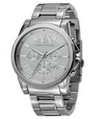 Ax Armani Exchange Men's Chronograph Stainless Steel Bracelet Watch 45mm Ax2058